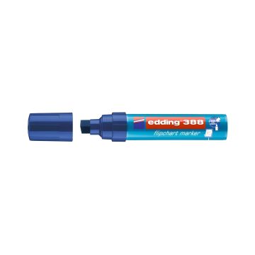 Marker do flipchartów Edding E-388 niebieski pędzel 4-12 mm