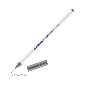 Pisak tekstylny Edding E-4600 1 mm szary do tkanin i materiałów