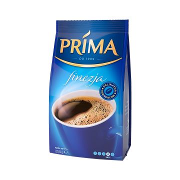 Kawa mielona PRIMA Finezja wysokiej jakości do gastronomii i biur 250g