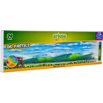 Kredki Pastelowe Olejne Cricco Zestaw 24 Kolory