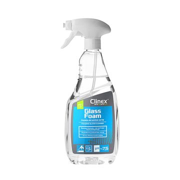 Pianka do mycia szyb Clinex Glass Foam, profesjonalny środek czyszczący 650ml