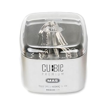 Klipsy do segregatorów Omega Cubbie Premium 19mm - srebrne, 5 sztuk
