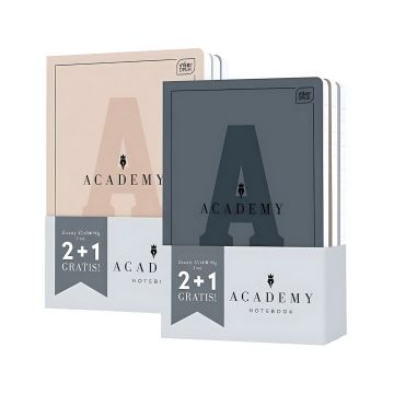 Zestaw zeszytów w linię format A5 60 kartek 3 sztuki