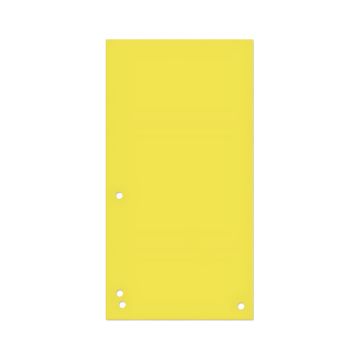 Przekładki kartonowe DONAU 1/3 A4 235x105mm żółte 100 szt.