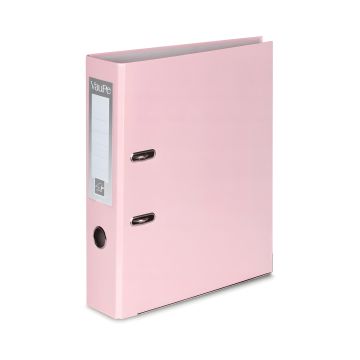 Segregator dźwigniowy A4 FCK 75mm pastelowy róż VAUPE z okuciem 061-10