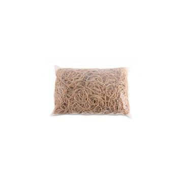 Gumki recepturki OFFICE PRODUCTS naturalne średnica 50mm grubość 1,5x1,5mm 60% kauczuku zgrzewka 1000g
