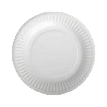 Talerz papierowy biały okrągły 15 cm 100 szt. do gastronomii i eventów