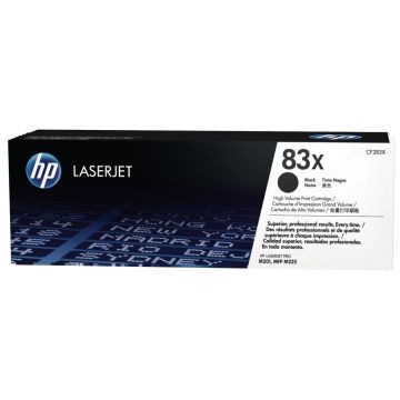 Toner HP 83X CF283X czarny o wydajności 2200 stron do drukarek laserowych