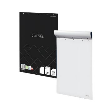 Blok do flipcharta TOP-2000 colors 64X90 20 kartek, 70G, gładki