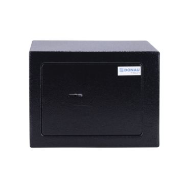 Sejf Manualny Donau Tech, 230X170X170 Mm, Czarny
