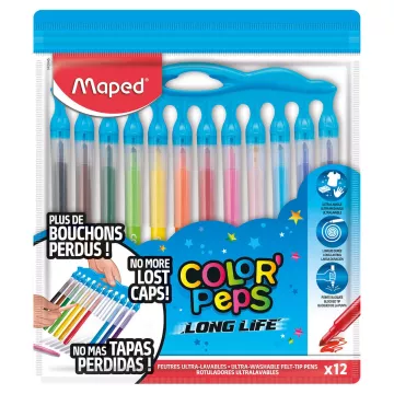 Flamastry Colorpeps Long Life Innovation 12 kolorów