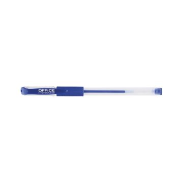 Długopis żelowy OFFICE PRODUCTS z gumowym uchwytem 0,5 mm niebieski