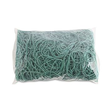 Gumki recepturki OFFICE PRODUCTS średnica 70mm grubość 1,5x1,5mm 60% kauczuku zielone 1000g zgrzewka