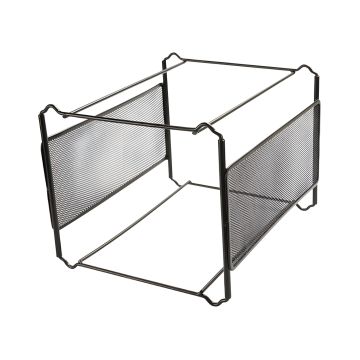 Mini archiwum biurkowe Q-CONNECT Office Set metalowe czarne
