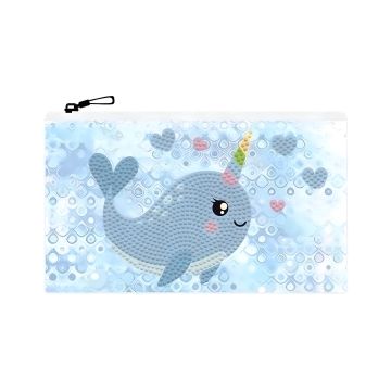 Piórnik Diamond Dotz Narwhal Love zestaw kreatywny do ozdabiania