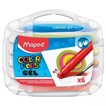 Kredki żelowe akwarelowe Colorpeps Gel 6 sztuk