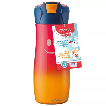 Butelka Stalowa Picnik Concept Kids Różowa 580 ml z Uchwytem