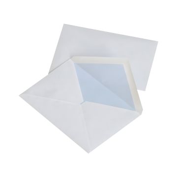 Koperty z klejem Office Products białe format C6 114x162mm 75gsm 50 sztuk