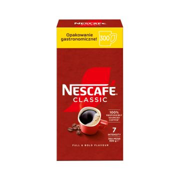 Kawa rozpuszczalna NESCAFE Classic wysokiej jakości do gastronomii i biur 600g