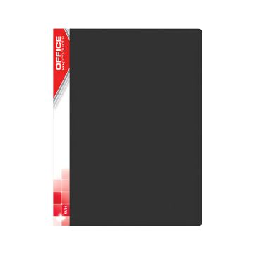 Teczka ofertowa OFFICE PRODUCTS z polipropylenu A4 620 mikronów 20 koszulek czarna