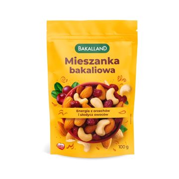 Mieszanka bakaliowa Bakalland, naturalne bakalie, opakowanie 100g