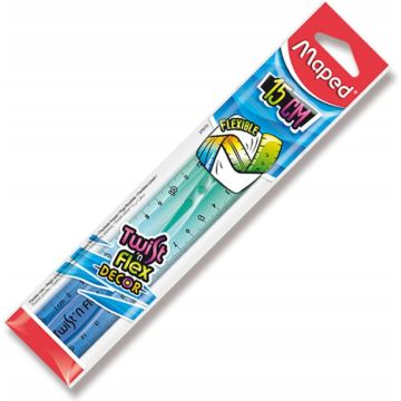 Linijka Nielamliwa Twist'n Flex Decor 15 cm Maped