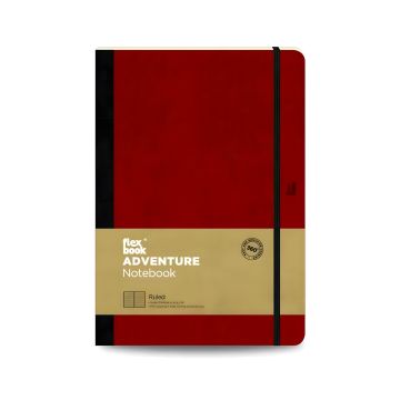 Notatnik Flexbook 17cm x 24cm Adventure w linie Czerwony