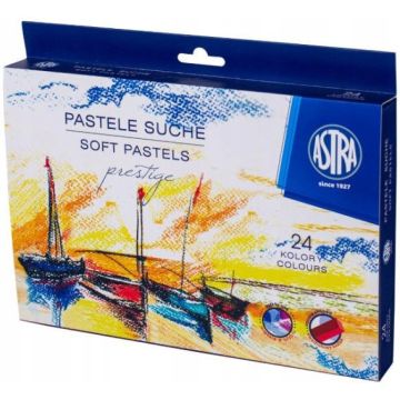 Pastele Suche PRESTIGE Zestaw 24 Kolory Kwadratowe Astra