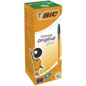 Długopis BIC Orange zielony op/20 sztuk