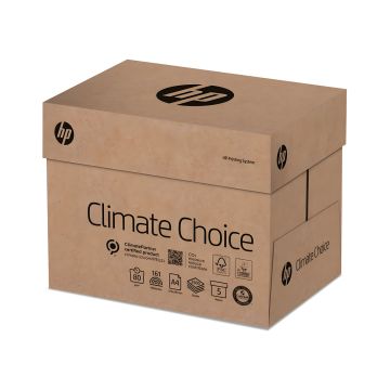 Papier ksero HP CLIMATE CHOICE, A4, klasa B+, 80gsm, 500 ark. karton 5 ryz