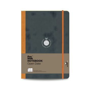 Notatnik Flexbook Open date 17cm x 24cm Large Orange