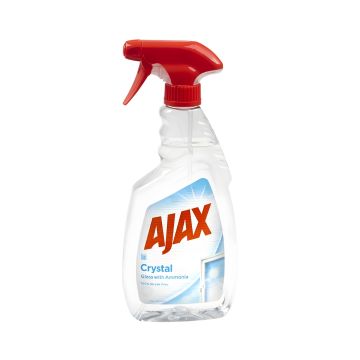 Płyn do mycia szyb AJAX Crystal z amoniakiem w sprayu z pompką 500ml