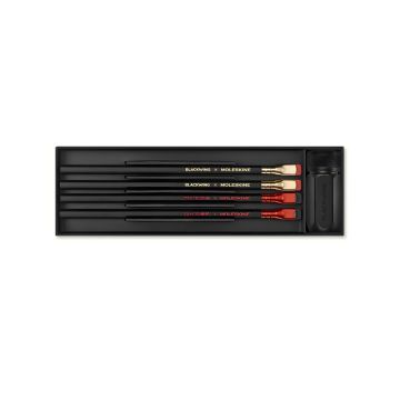 Zestaw ołówków i temperówek Blackwing x Moleskine dla biura i firmy