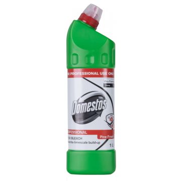 Żel dezynfekująco-wybielający DOMESTOS Diversey o zapachu sosny, wysokiej skuteczności, 1 litr