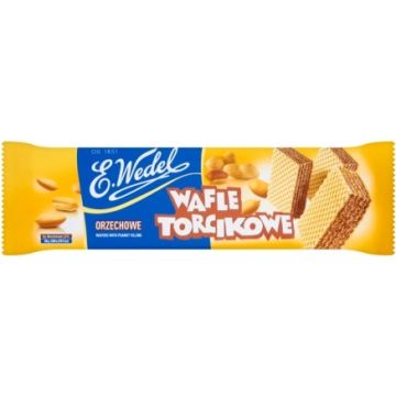 Wafle Torcikowe Wedel Orzechowe Mini Orzechowe 160g