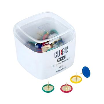 Pinezki MAS Cubbie w pudełku kolorowe