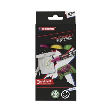 Zestaw markerów E-6900 Edding, cukierkowe kolory, 3 sztuki