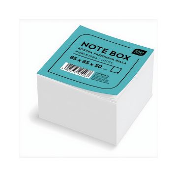 Kostka papierowa nieklejona Interdruk 85x85x50 mm, biała