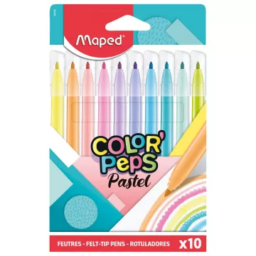 Flamastry Colorpeps Pastel 10 sztuk