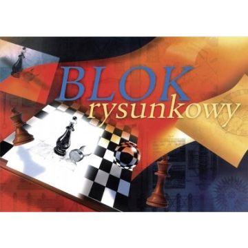 Blok Rysunkowy A4 KRESKA 20 kartek 70g/m² biały