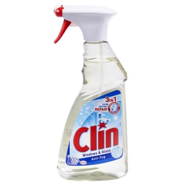 Płyn do mycia szyb CLIN Antypara z pompką 500ml do gastronomii i biur