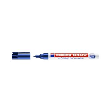 Marker do płyt CD/DVD/BD Edding E-8400, niebieski, 0,5-1 mm