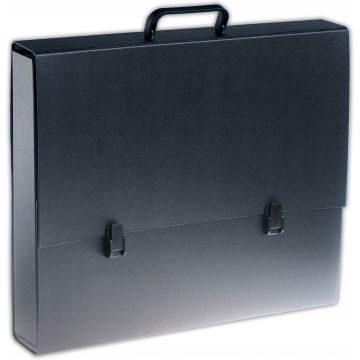 Teczka z Rączką A3 5.5cm Czarna TT5409 TADEO