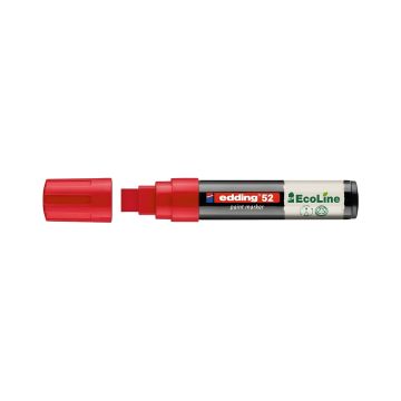 Marker olejowy na bazie wody Edding EcoLine e-52, szerokość 4-15 mm, czerwony