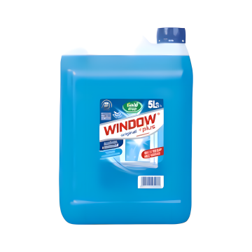Window Płyn do Szyb i Luster 5l Niebieski Alkoholowy – Profesjonalny Koncentrat do Mycia Okien i Szyb Samochodowych