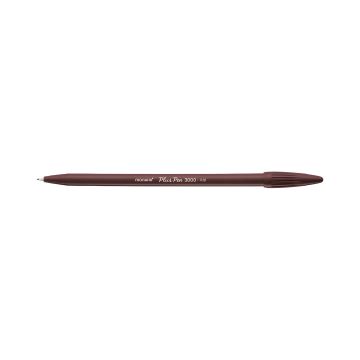 Cienkopis Plus Pen 3000 kolor czekoladowy do precyzyjnego pisania w biurze