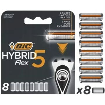 Wkłady do maszynki BIC Flex 5 HYBRID blister 8 sztuk