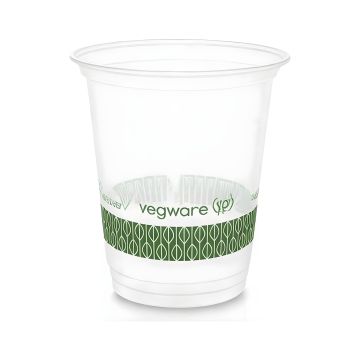 Kubek papierowy PLA z nadrukiem Vegware 200 ml średnica 76 mm 50 sztuk