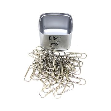 Spinacze do papieru  MAS Cubbie Premium  srebrne 15 sztuk