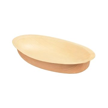 Tacka z liści palmowych jednorazowa 300ml 20 x 12,5 x 3 cm 25 sztuk